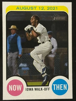 Topps Heritage Now and Then 2022 #NAT-1 Tim Anderson Foto 1 de 2