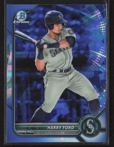 Harry Ford 2022 Bowman Draft Sapphire Edition #BDC-137 Seattle Mariners - Picture 1 of 2