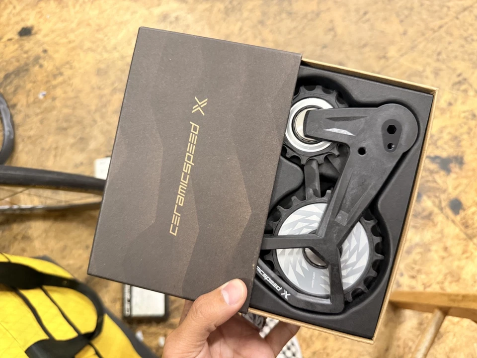 Transmissão Ceramicspeed OSPW x Sram Eagle prata - Imagem 1 de 1