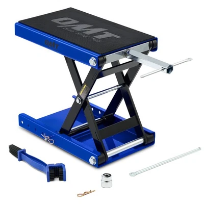 OMT 1100 lb Motorcycle Lift ATV Scissor Lift Jack for Motorbike Dirt Bike Blue - Imagem 1 de 4