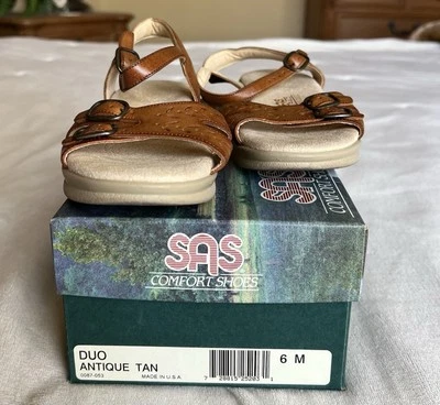 SAS Duo Antique Tan Comfortable Women's Sandals - Image 1 of 4