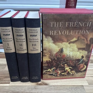 The French Revolution By Thomas Carlyle (HB, 1989, 3 Volumes Set, Folio Society) - Picture 1 of 13
