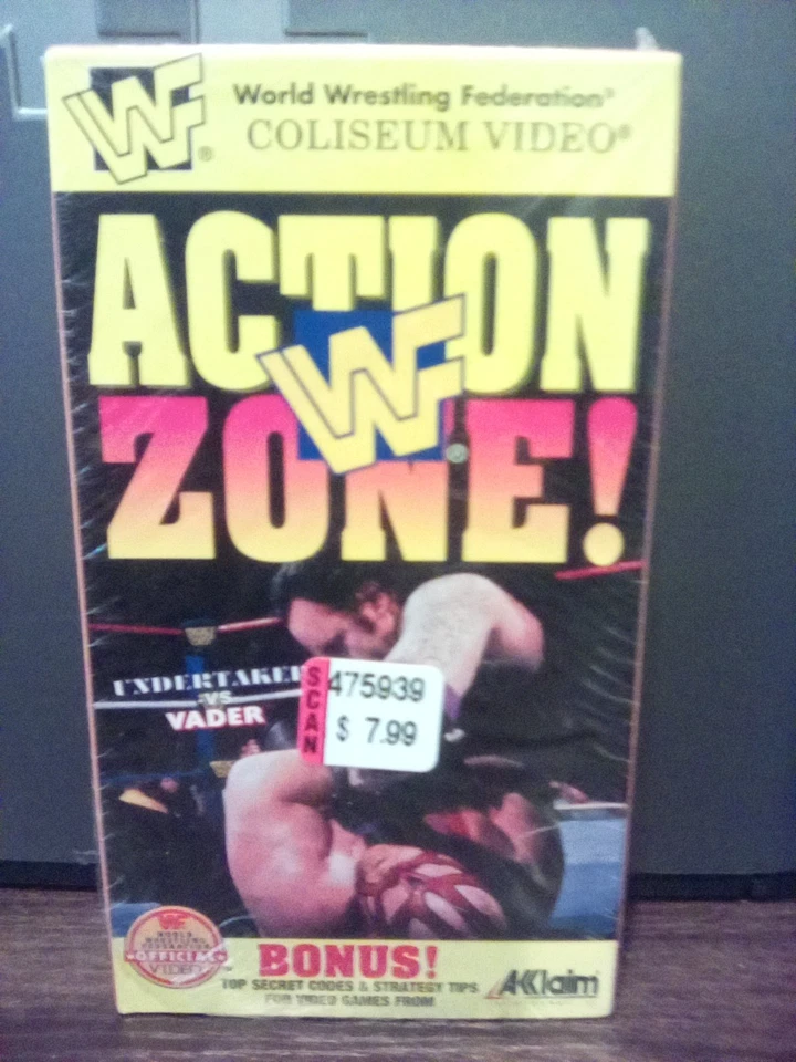 WWF Action Zone VHS - Image 1 of 2