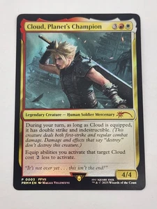 MTG: Final Fantasy Foil Promo: Cloud, Planet's Champion - Casi nuevo nunca jugado - Imagen 1 de 8