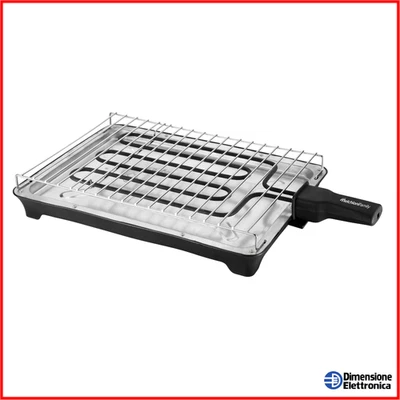 Bistecchiera Elettrica Griglia acciaio Piastra Barbecue Grill Melchioni Family - Immagine 1 di 4