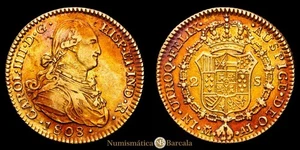  Carlos IV 2 scudi (6,76 grammi) 1808 Madrid AC-1320 MBC+/EBC- - Foto 1 di 6
