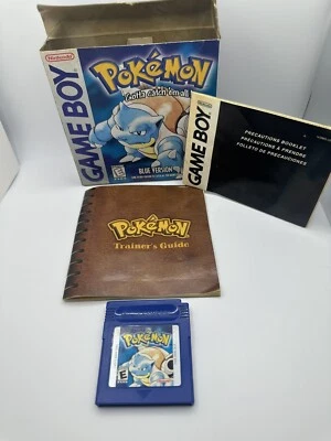 Pokemon Blue Version Nintendo Game Boy Complete in Box CIB Tested New Battery - Image 1 of 4