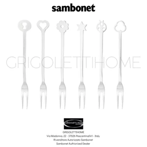 Sambonet - Party Items Portafortuna - Set 6 forchettine aperitivo - 52550C52 - Imagen 1 de 5