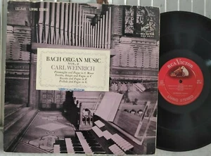 Bach Organ Music Vol. 2 Carl Weinrich LSC 2649 Shaded Dog "I" LP - Picture 1 of 1