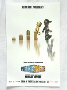 PIEZA POR PIEZA - 11"x17" Póster Original Película SDCC 2024 Pharrell Williams LEGO - Imagen 1 de 1