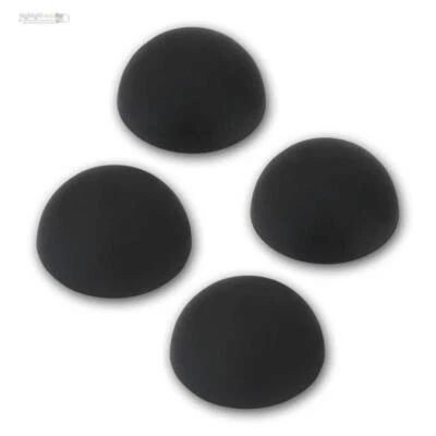 DYNAVOX Füße für HiFi Geräte schwarz, Silikon-Elastomer Dämpfer, 4 Stück Gerätefüße