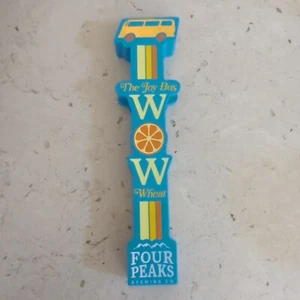 Four Peaks The Joy Bus WOW Wheat Beer Tap Handle - Brand New In Box! - Picture 1 of 6