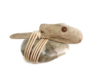 Purkidiska Design sculptural Carved Floating driftwood wood & Stones Black Sea  - Bild 1 von 8