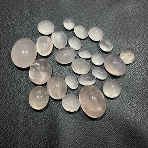 Natural Star Rose Quartz Gemstone Loose Meditation Cabochon - Picture 1 of 5