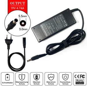 Ac Power Adapter Charger for Samsung NP28PRRY07/SUK NP300V3A-A01EE Laptop - Picture 1 of 5