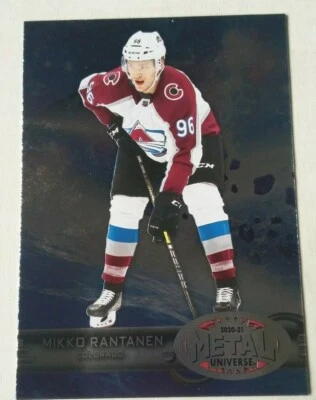 2020-21 Metal Universe 97/98 Retro R-14 Colorado Avalanche Mikko Rantanen - Image 1 of 2