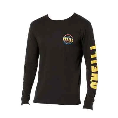 O'Neill Surf Co. Camiseta negra de manga larga con logotipo para hombre Foto 1 de 2