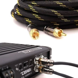 Elite Audio PRO 100% OFC Copper 2 Channel 20' ft RCA Interconnect Stereo Cable - Picture 1 of 6
