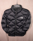 The North Face Girls Down 550 Puffer Jacket Size XL (18) Black