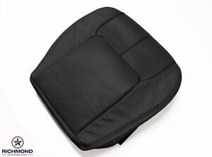 1999 2000 2001 Cadillac Seville STS-Driver Side Bottom Leather Seat Cover Black