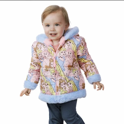 Jaqueta Reversível Infantil Personagem, Princesas Disney, 4T, 6 - Imagem 1 de 4