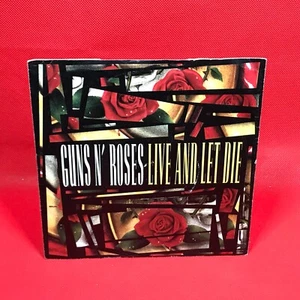 GUNS N ROSES Live And Let Die 1991 UK 7" vinyl single 45 record & ** - Picture 1 of 4