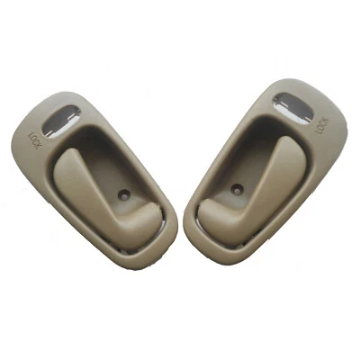Manija interior beige izquierda derecha Toyota Corolla Chevrolet Prizm 1998-2002 Foto 1 de 4