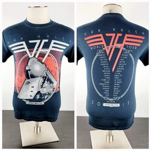 2012 Van Halen World Tour Different Kind Of Truth T-Shirt Adult Small Black Men - Picture 1 of 7