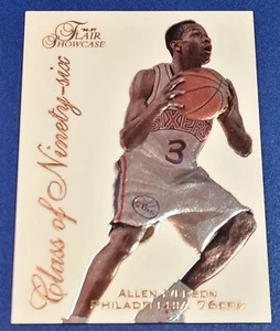 Allen Iverson # 10 of 20 Class of Ninety-six ROOKIE Flair Showcase 1997 EN Mint - Bild 1 von 9