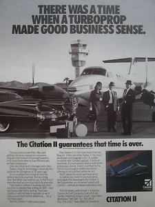 2/1989 PUB CESSNA AIRCRAFT AVION CITATION II BUSINESS JET ORIGINAL AD - Picture 1 of 1