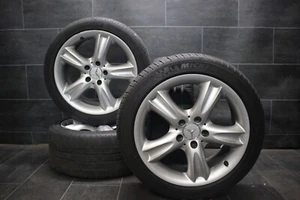 Original Mercedes CLK SLK w208 w209 w203 Alufelgen Sommerräder 225 45 245 40 r17 - Bild 1 von 6