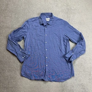 MASSIMO DUTTI Herren Hemd Shirt Gr. XL Regular Fit Langarm Casualwear 15016 Blau - Bild 1 von 8