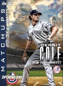 [DIGITAL CARD] Topps Bunt - Gerrit Cole - Opening Matchups 22 S1 UC AWARD - Picture 1 of 1