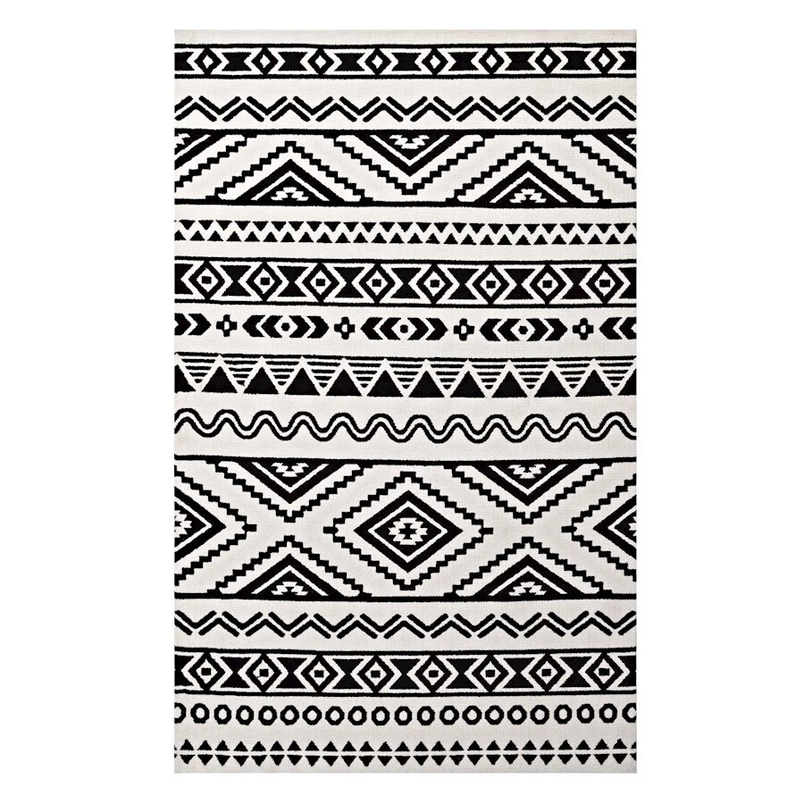 Modway Haku Geometric Moroccan Tribal 8x10 Area Rug R-1010a-810