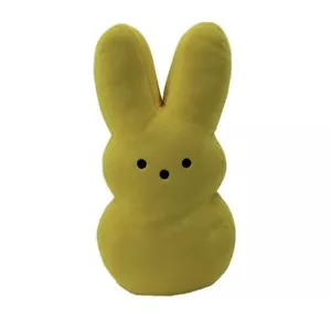 Peeps Bunny 17 pulgadas peluche liso animal de peluche Pascua - amarillo - Imagen 1 de 5