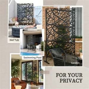 Outdoor Screen Panel for Deck Patio Garden Sun Shade Divider Screening - Picture 1 of 6