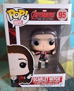 Scarlet Witch Pop 95 - Marvel Avengers Funko Pop! 2015 - Vaulted + Protector - Picture 1 of 15
