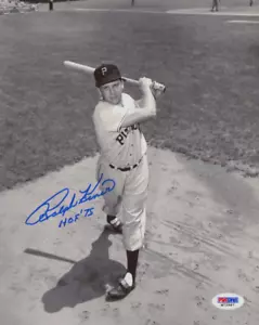 Ralph Kiner Signed Pirates 8x10 Photo Inscribed "HOF '75" (PSA COA) - Picture 1 of 2