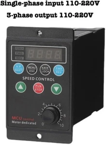 110V/220V 750W 1HP Single to 3 Phase Inverter VFD Motor Speed Controller VFD VSD - Picture 1 of 5