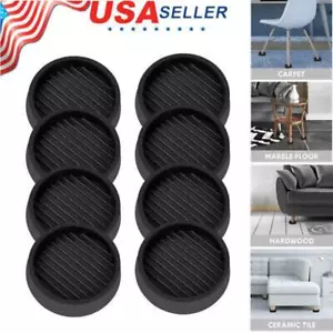 for Hardwood Floors Furniture Coasters Furniture Pads Leg Coasters Caster Cups - Picture 1 of 8