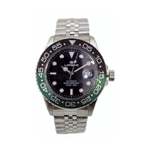Orologio Uomo Automatico LORENZ LZ28196EE Acciaio Fondo Nero con Datario - Imagen 1 de 3