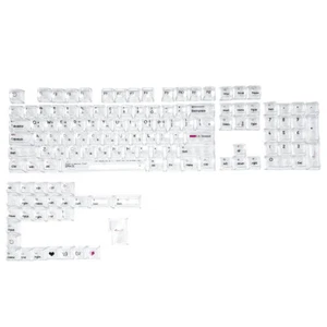 Korean Transparent Keycap Set PC Shine Through Backlit Keycaps CBSA Profi#lk - Bild 1 von 14
