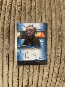 2024 TOPPS STAR WARS MASTERWORK Chancellor Palpatine Auto Autograph Tim Curry/99 - Picture 1 of 2