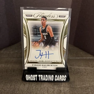 2021-22 Flawless Gold Tyrese Haliburton Gold Auto 9/10 Kings - Bild 1 von 5
