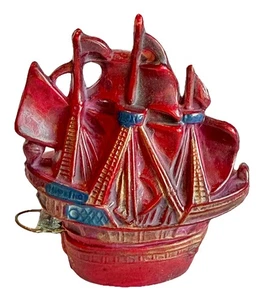 Vintage Zelluloid Segelschiff Figur Maßband, Japan - Bild 1 von 4