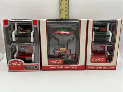 Town Square Collection Betty's Donuts And Coca Cola Umbrella Cart and Bench’s - Image 1 of 4