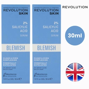 2 X Revolution Blemish Serum with 2% Salicylic Acid, Clear Skin Formula - 30ml - Picture 1 of 2
