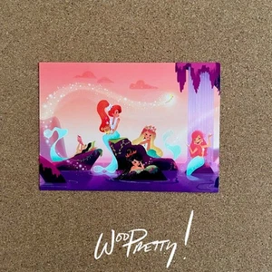 2014 LIANA HEE Mermaid Lagoon Wonderground Disney Peter Pan Postcard - Retired - Picture 1 of 3