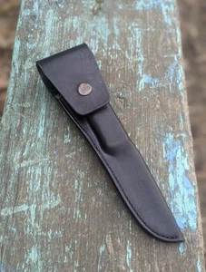Echt Lederscheide für Buck 101 feste Jäger Lederscheide mit Gürtelclip - Bild 1 von 5