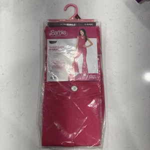 Barbie  Movie Western Girls Halloween Costume Jumpsuit Bandana Siza S (6/6X) - Picture 1 of 4